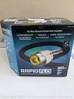 Rapid Flo 5/8 in. x 100 ft. Compact Garden Hose - Kink Resistant - 600 PSI Burst Strength - Long lasting performance-$49 on Costco - See Link!  (New - Open Box)