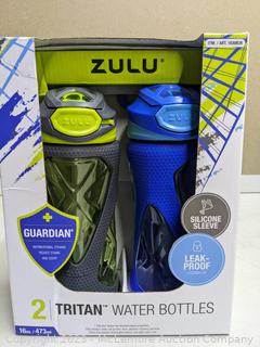 Zulu Tritan Watter Bottles, 16 oz., 2-CT (New)