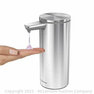 Simplehuman Rechargeable Sensor Soap Dispenser, 1-pack (New - Open Box)