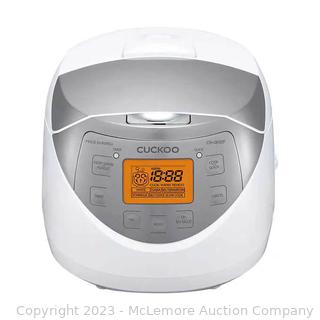 Cuckoo Micom Rice Cooker - 10 Standard Cooking Settings - 6 Cup Uncooked Rice Capacity (12 Cups Cooked) (New - Open Box)