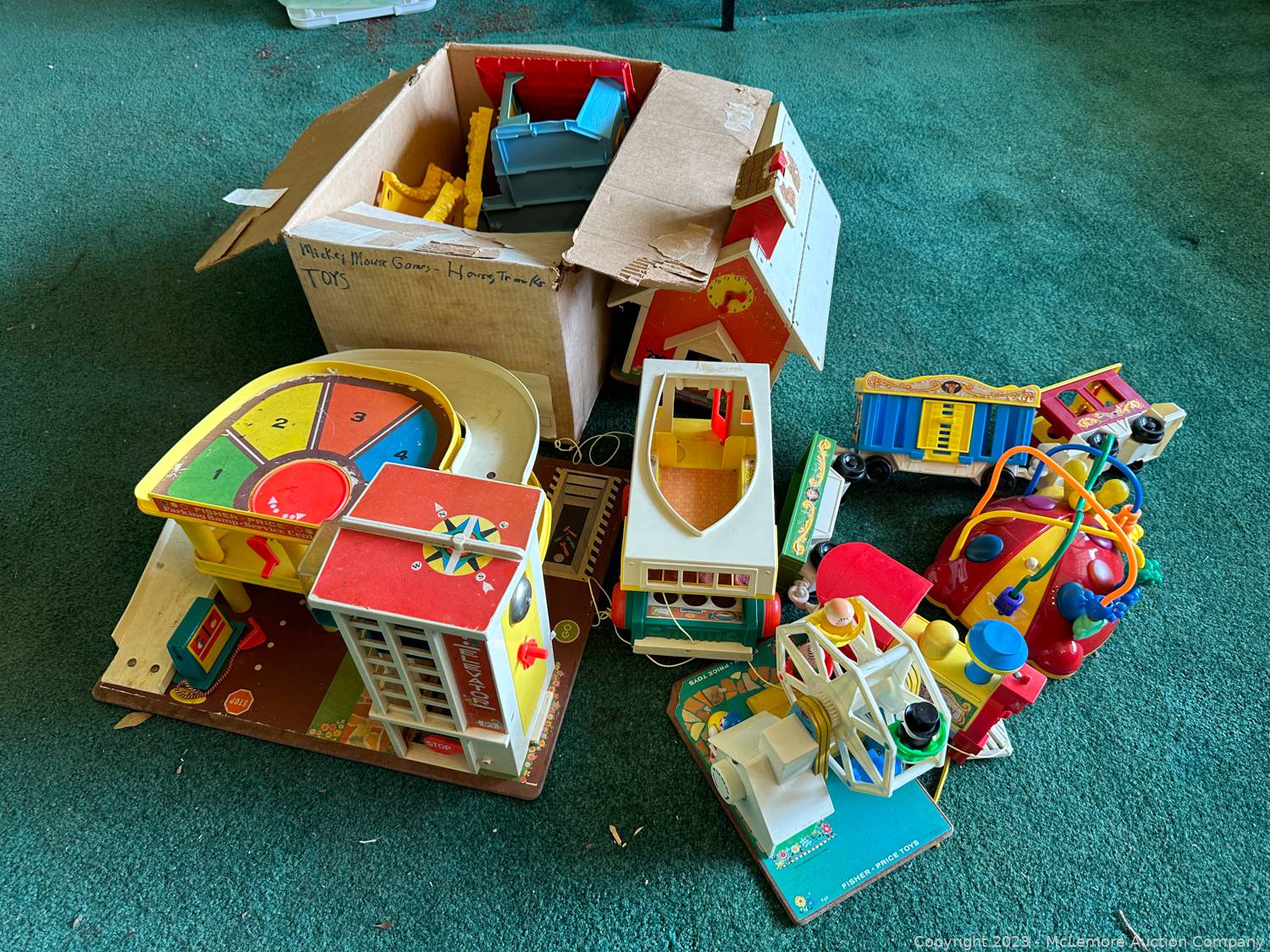 McLemore Auction Company Auction Horse Trailer, Ford Bush Hog, Tools