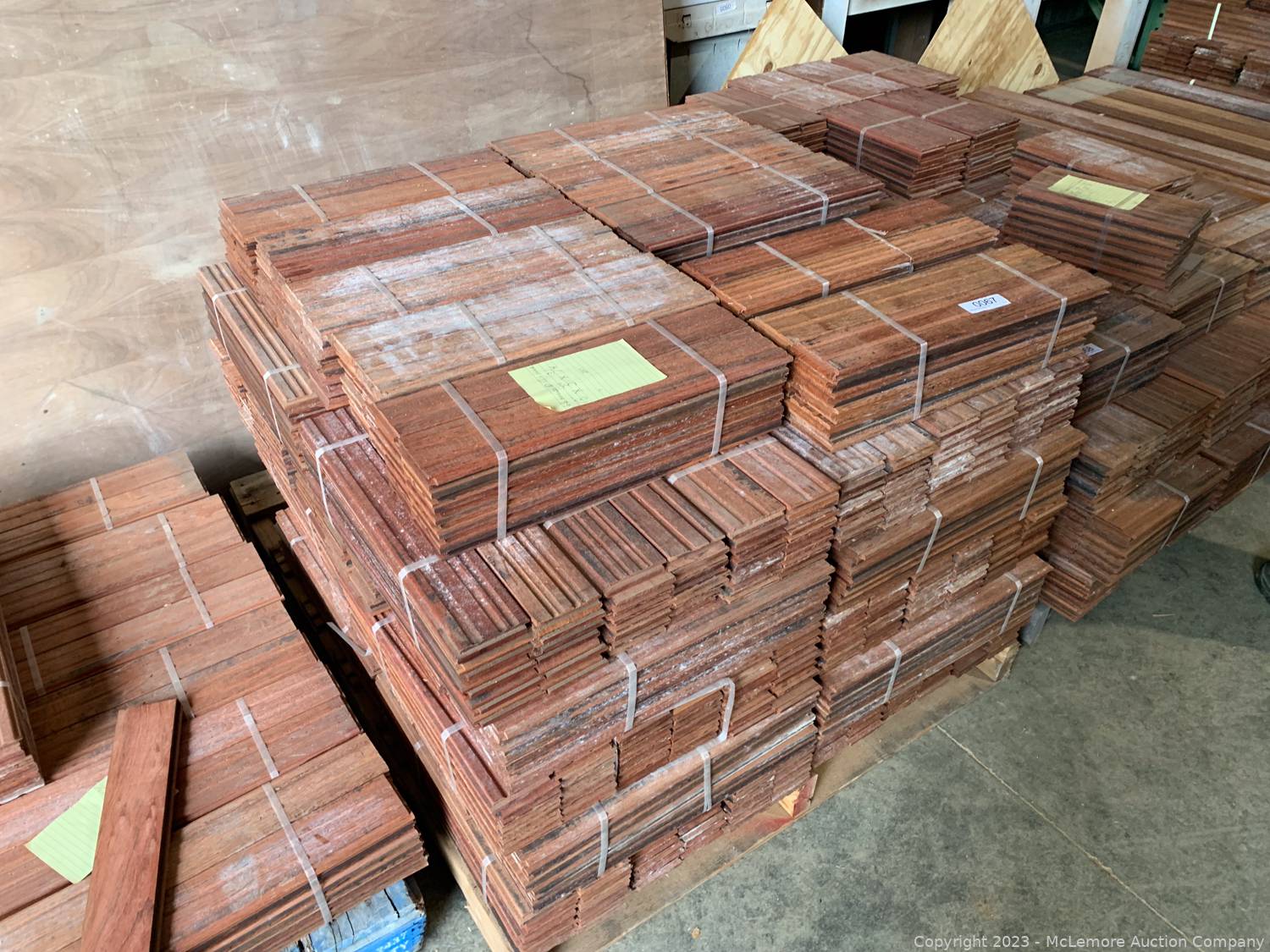 McLemore Auction Company Auction Refrigerated Semi Trailer, Lumber, Reclaimed Barnwood, Live