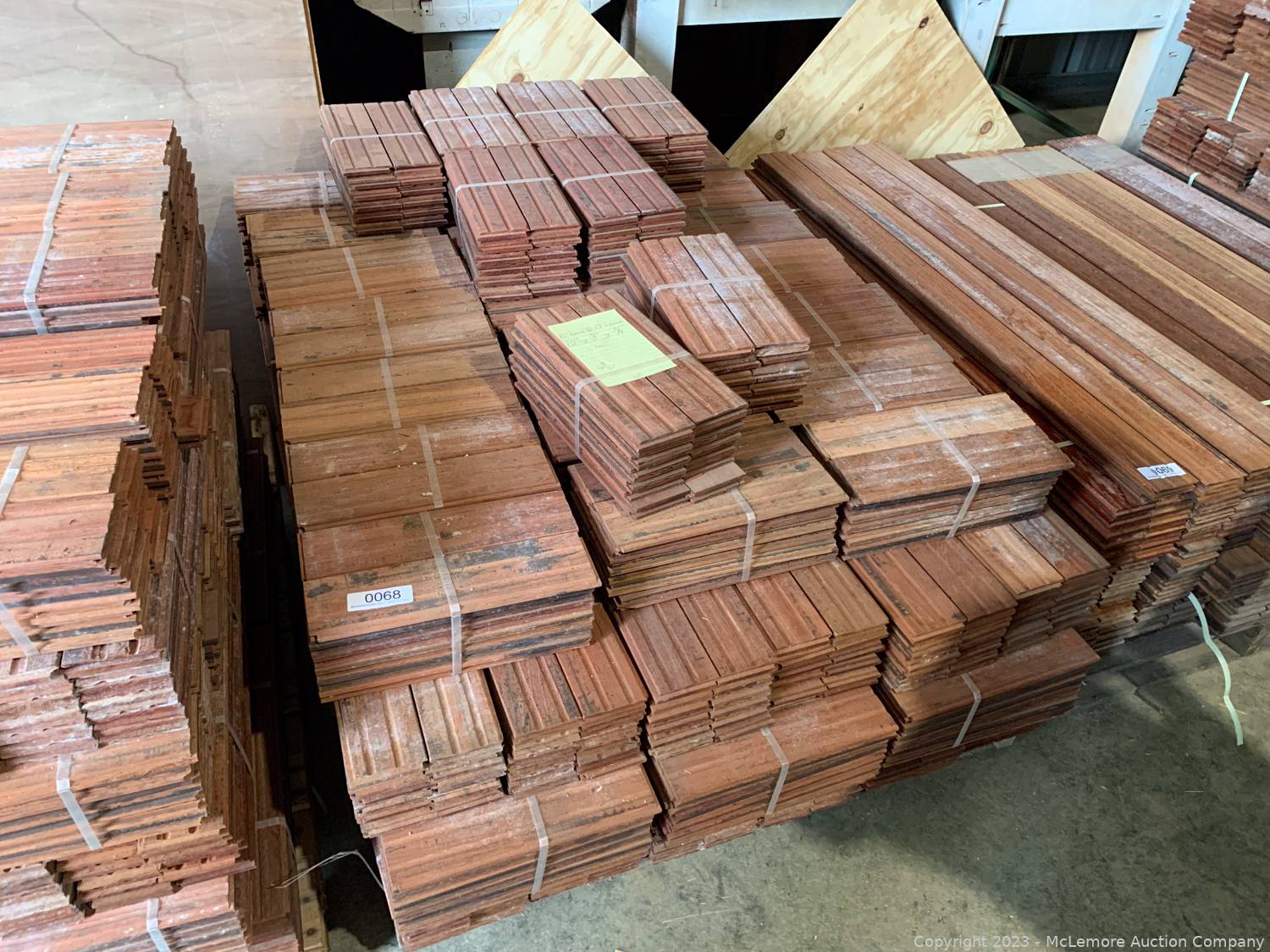 McLemore Auction Company Auction Refrigerated Semi Trailer, Lumber, Reclaimed Barnwood, Live