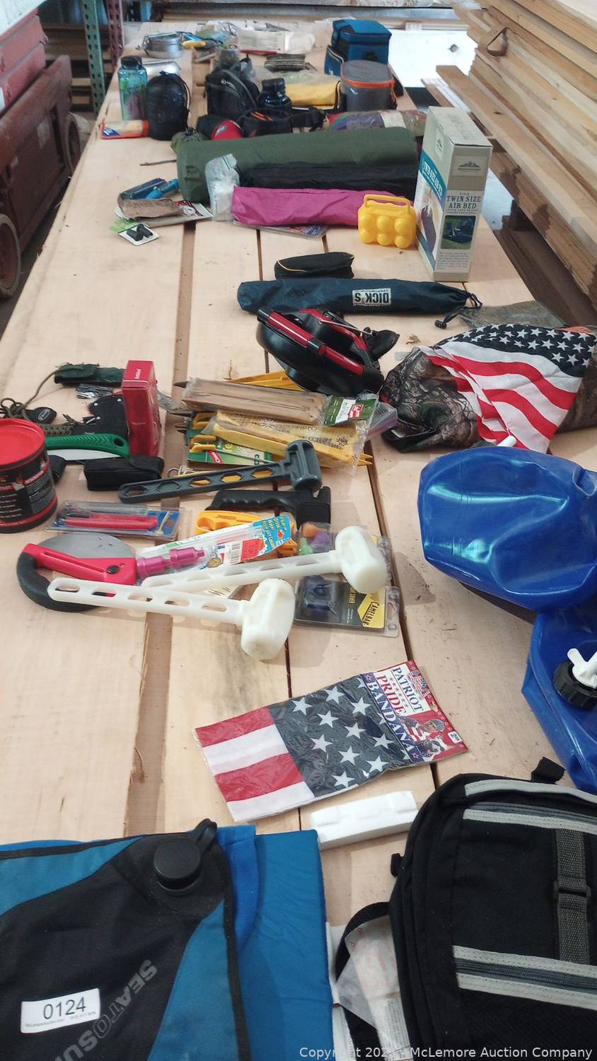 McLemore Auction Company Auction Refrigerated Semi Trailer, Lumber