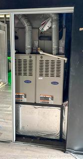 Pair of Carrier HVAC Units