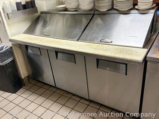 True TSSU-72-30M-B-ST Refrigerated Prep Station 72”