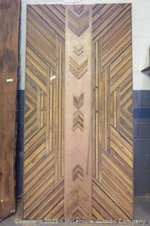 Large Piece of Custom Wall Art - 8ft x 4ft - Oak, Poplar, Pine and Chestnut