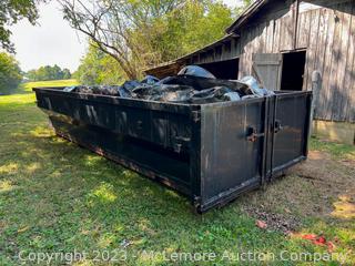 20 Yard Dumpster - Note: will be emptied before pickup.