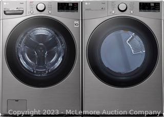 Brand New Sealed in box - LG Stackable washer and Dryer Suite in Graphite Steel including - LG - 7.4 Cu. Ft. Stackable Smart Electric Dryer with Built-In Intelligence - Graphite Steel (mfg # DLE3600V) and G - 4.5 Cu. Ft. High-Efficiency Stackable Smart Front Load Washer with Steam and 6Motion Technology - Graphite Steel ( mfg # WM3600HVA) at Best Buy for $2499 - See links in Description (New)
