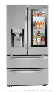 BRAND NEW - Sealed - LG - 28 Cu. Ft. 4-Door French Door Smart Refrigerator with Dual Ice with Craft Ice and InstaView - Stainless Steel - mfg # LRMVS2806S - $3899 at Best Buy! See link (New)