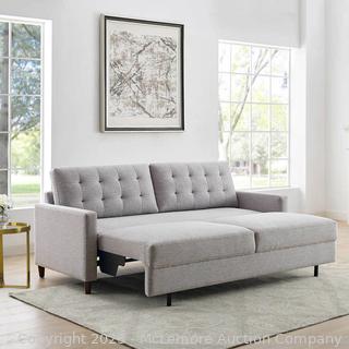 Brand New in box - Lillian August Ella Convertible Sleeper Sofa -84” L x 61.6” W x 36” H - Sofa Extends for a Lounge / Sleeper Bed Option - Modern Silhouette with a Mid-Century Feel - $1199 at Costco - SEE LINK (New)