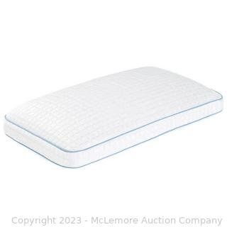 PureLUX Gel Memory Foam Simply Cool Pillow, 18in x 30in - Queen (New)
