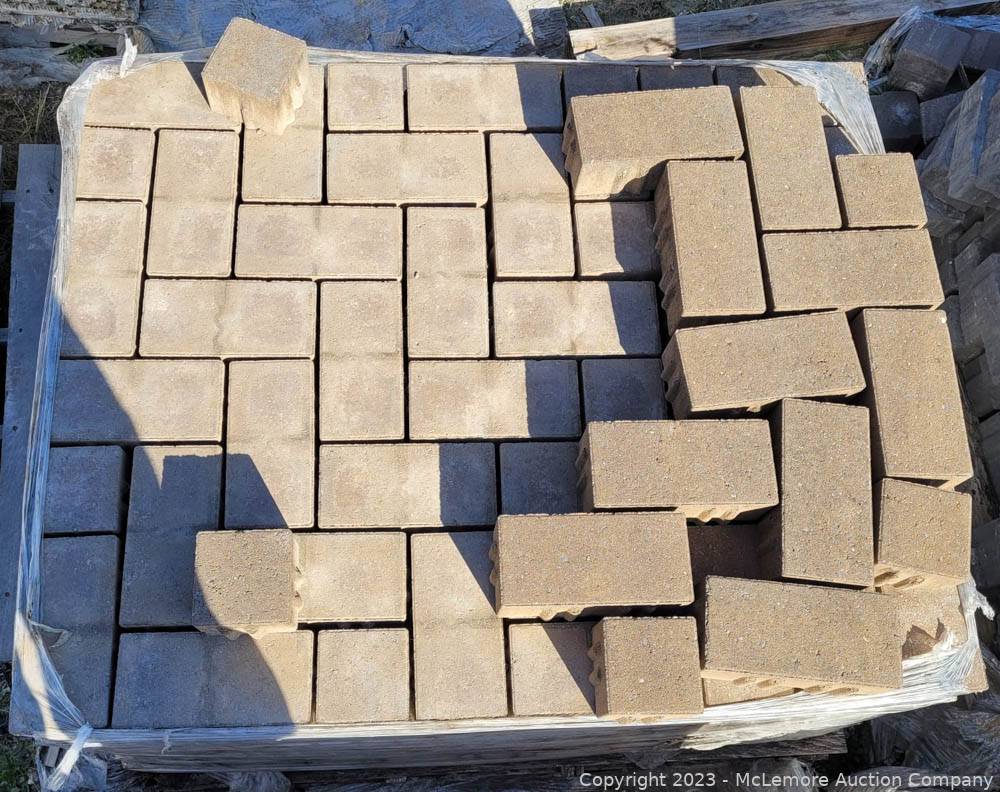McLemore Auction Company Auction Ultimate Warehouse Sale Outdoor Paver Pallets, HVAC