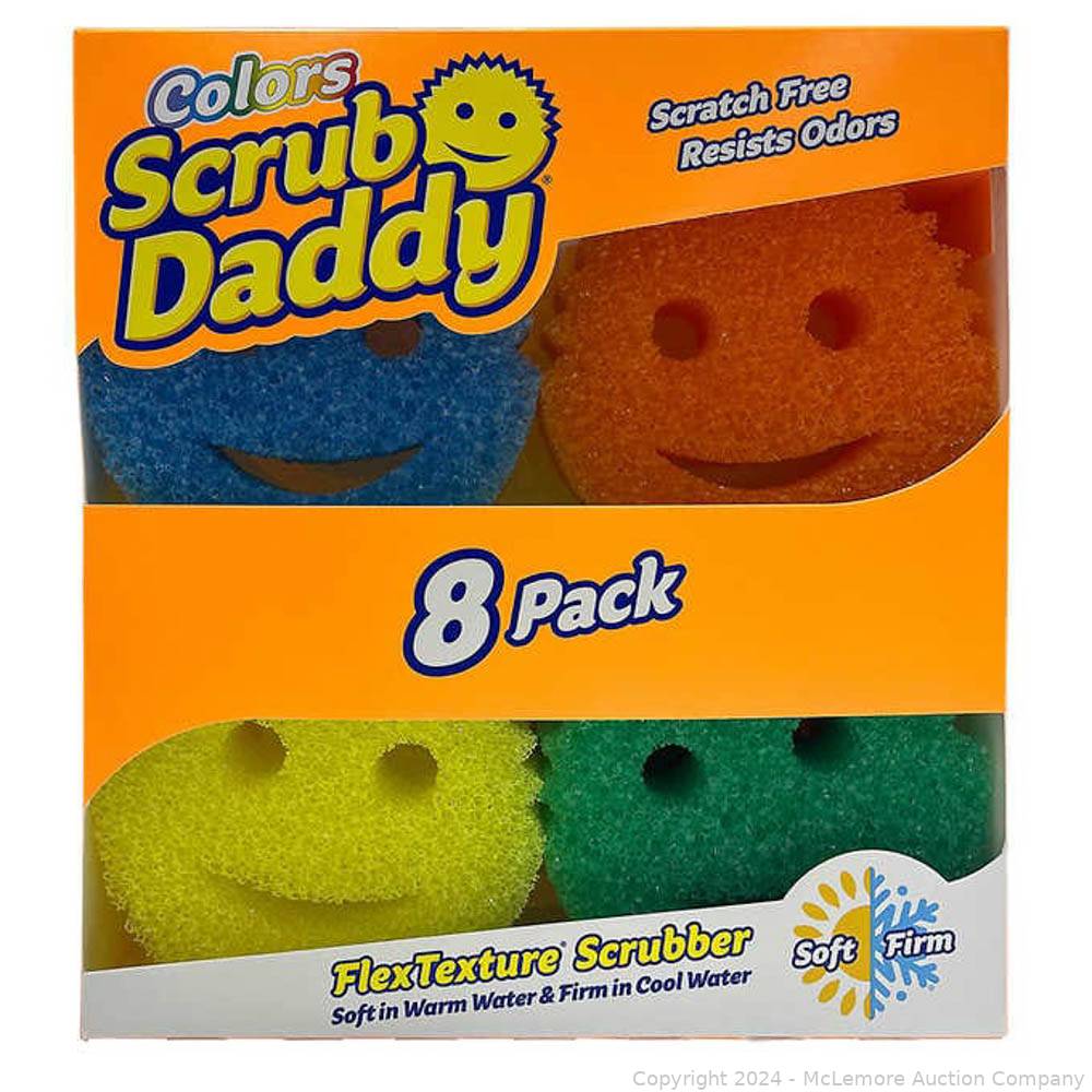 Scrub Daddy Colors 8 Pack Club Kitchen Sponge
