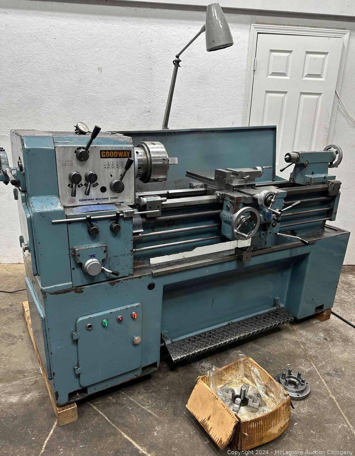 McLemore Auction Company Auction Goodway GW1440 Gap Bed Engine