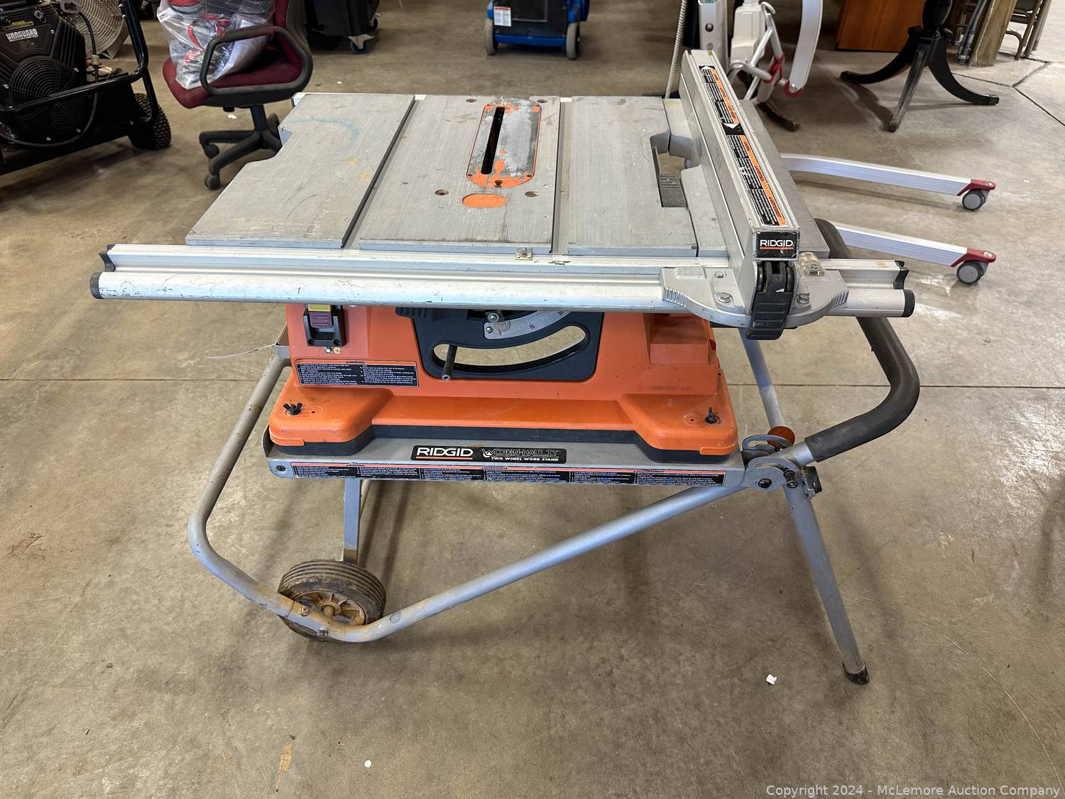 McLemore Auction Company Auction Relocation Sale Forklift, Trailer