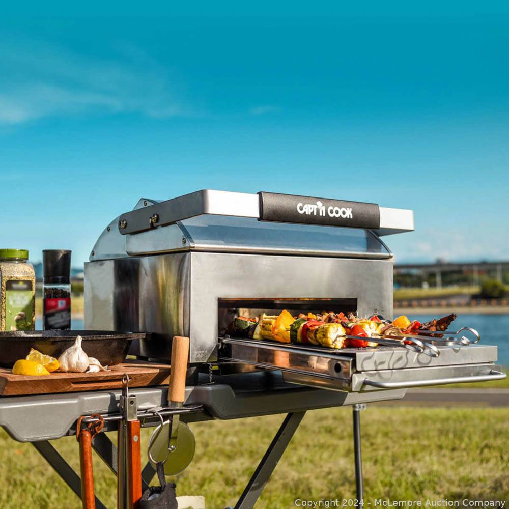 McLemore Auction Company Auction Sectional Sofa, Lifetime Sheds and