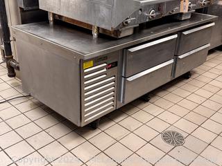 Traulsen TEO72HT Four-Drawer Refrigerated Chef Base