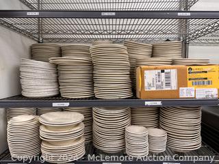 Bulk Lot of Assorted Plastic Dining Plates and Bowls