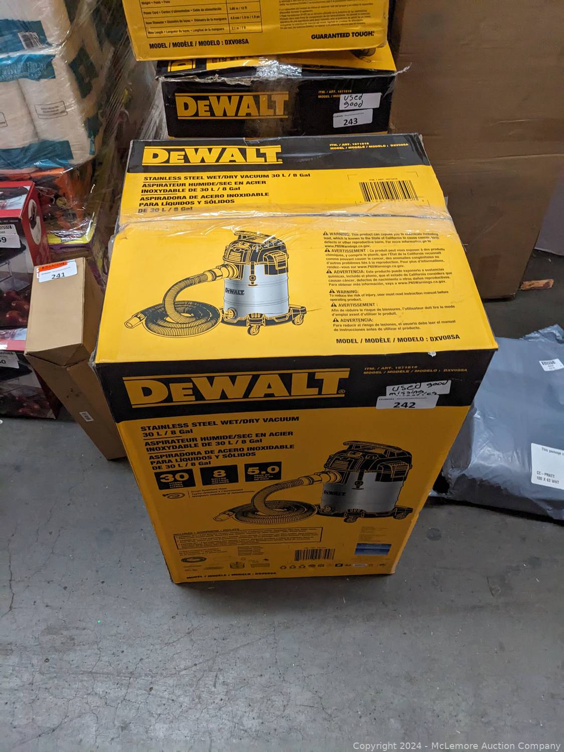 McLemore Auction Company Auction Brand New Items from the Wholesale