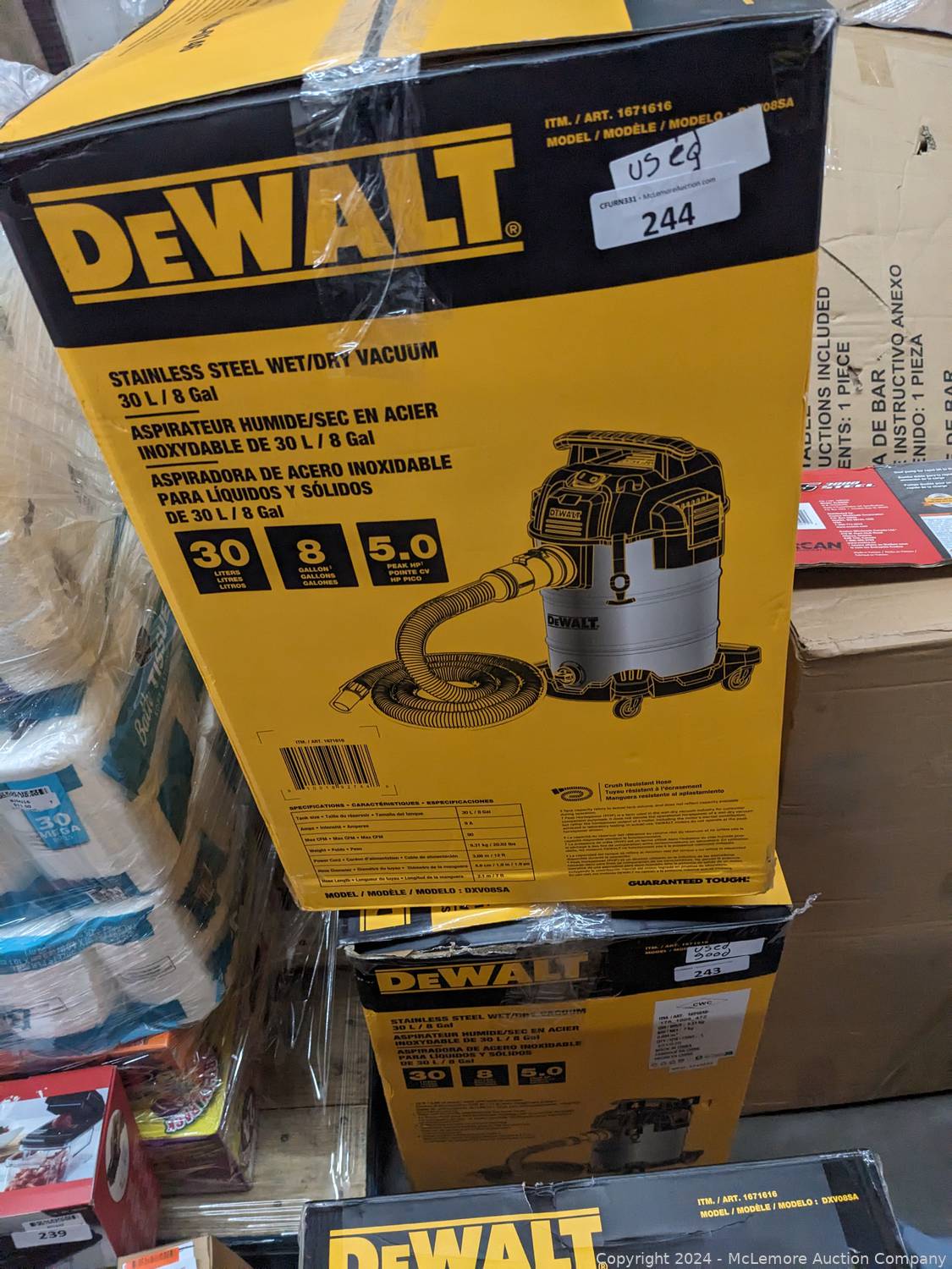 McLemore Auction Company Auction Brand New Items from the Wholesale