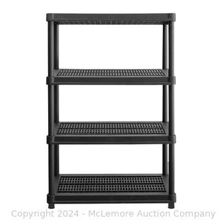 Berkley Jensen 4-Tier Resin Storage Shelves, 600lb Capacity - $36.99 - SEE LINK