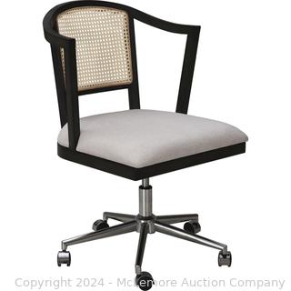 Abbyson Archer Two Toned Cane Office Chair