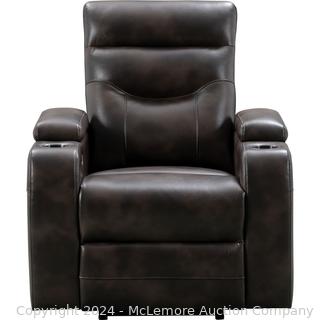 Abbyson Clarkston Power Theater Recliner MSRP $1189