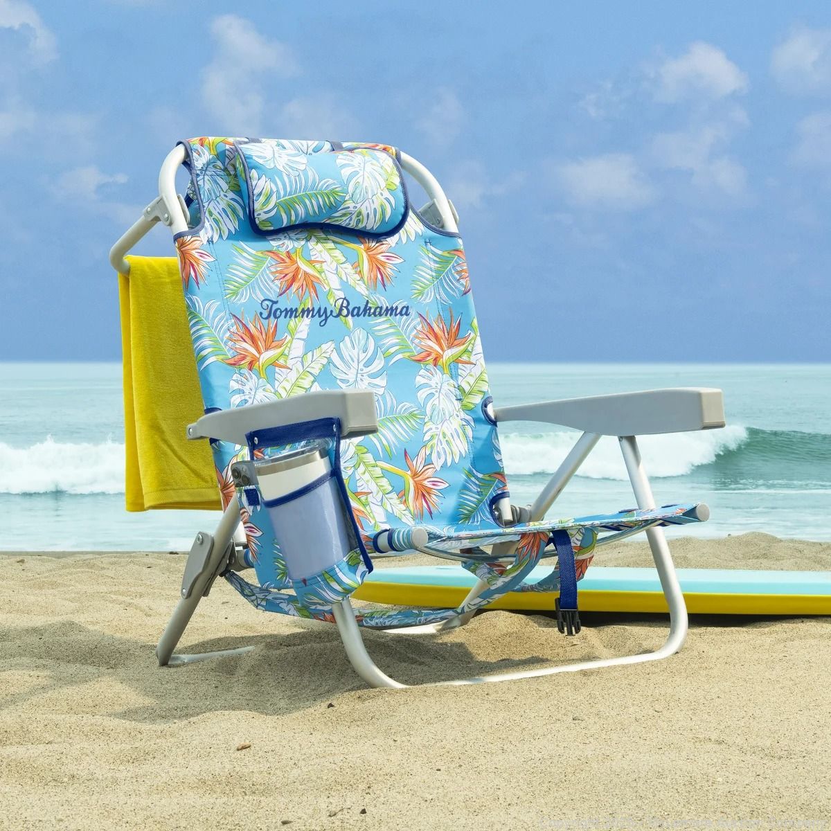 Folding Chairs Tommy Bahama Green Floral Beach Chair Tommy Bahama