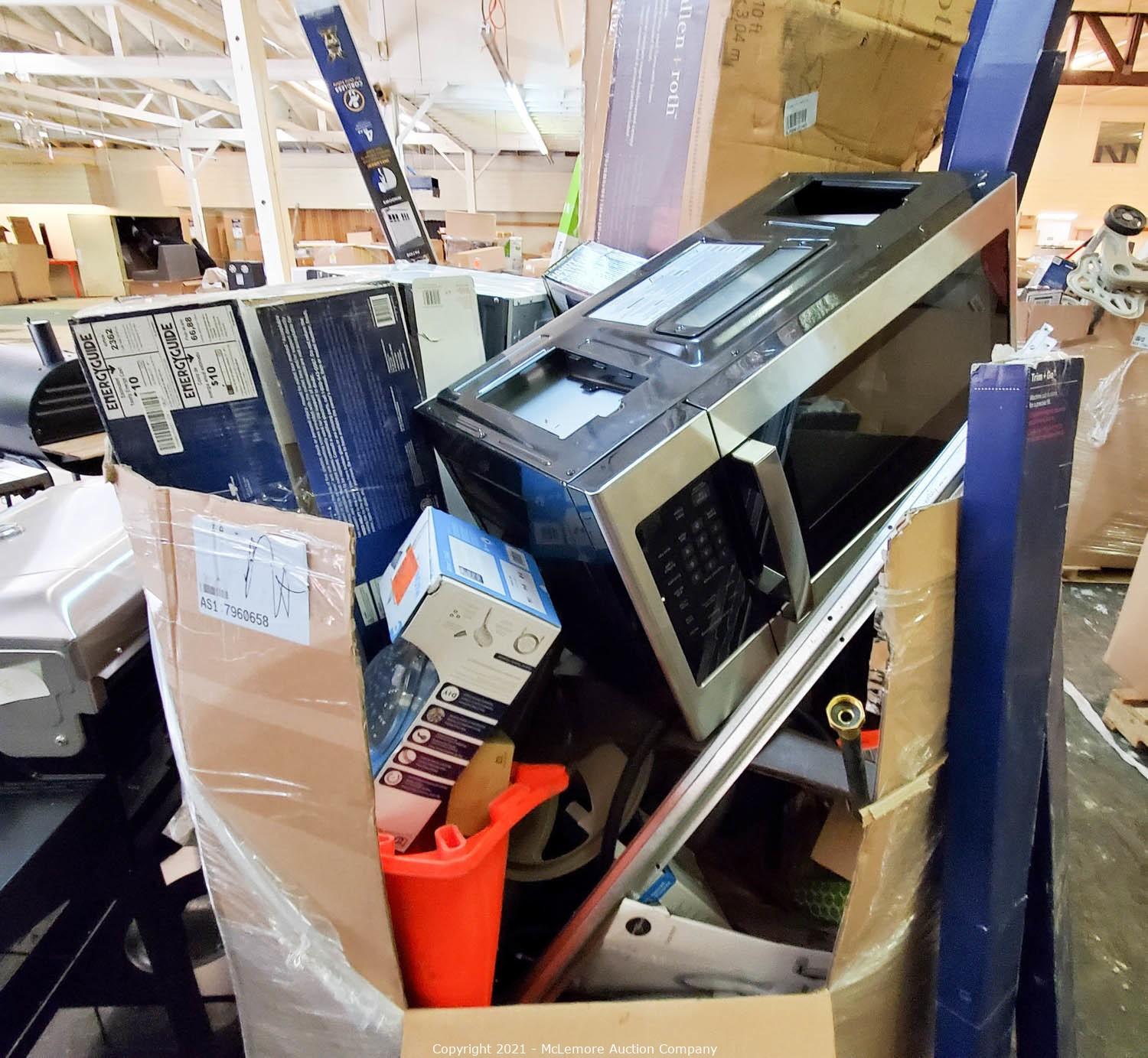 McLemore Auction Company Auction Lowe's Pallets and Returns ITEM