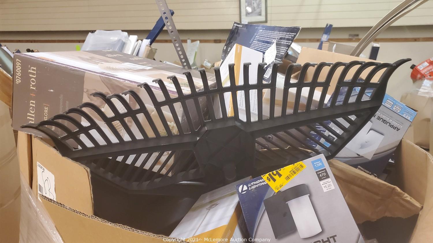 McLemore Auction Company Auction Lowe's Pallets and Returns ITEM