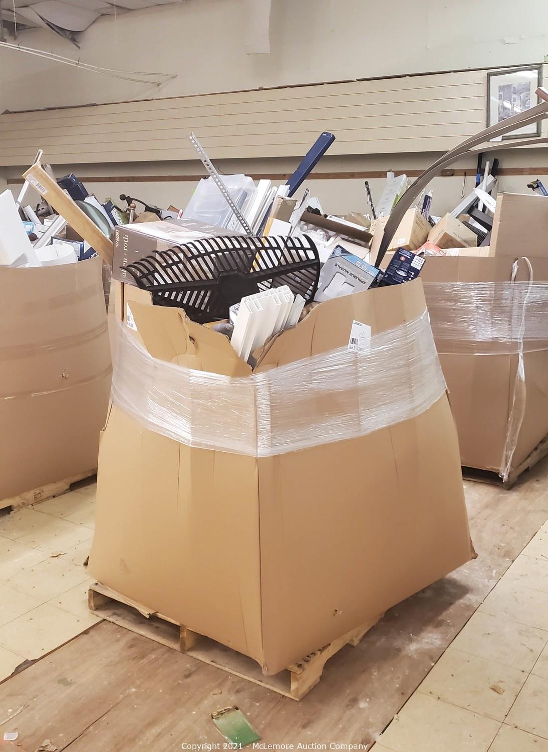 McLemore Auction Company Auction Lowe's Pallets and Returns ITEM