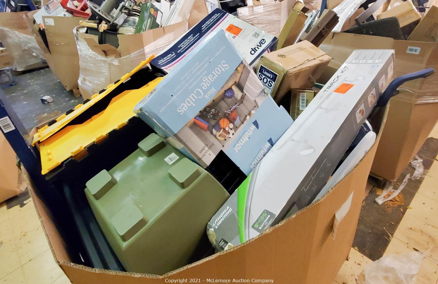 McLemore Auction Company Auction Lowe's Pallets and Returns ITEM