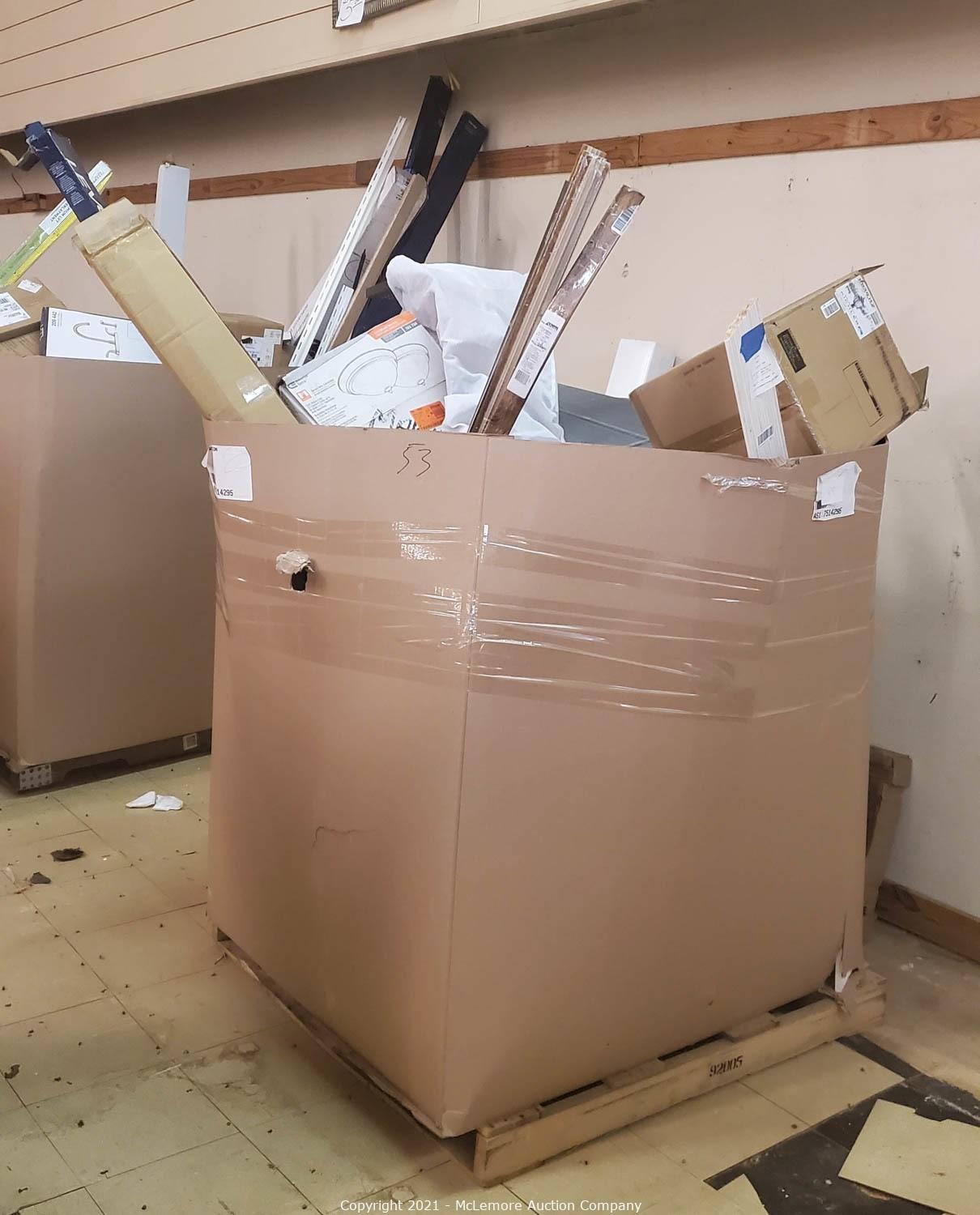 McLemore Auction Company Auction Lowe's Pallets and Returns ITEM