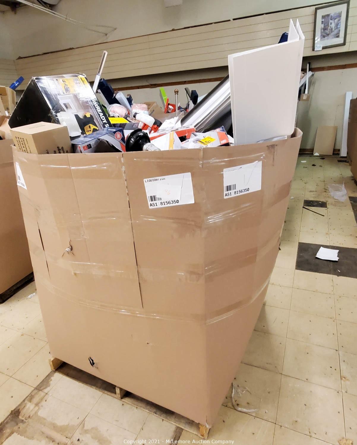McLemore Auction Company Auction Lowe's Pallets and Returns ITEM