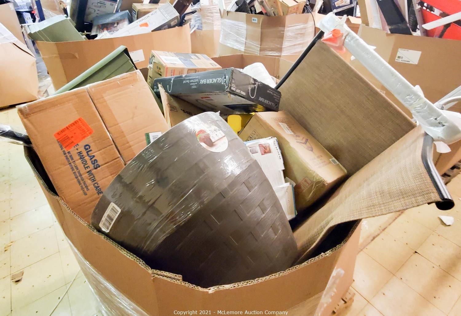 McLemore Auction Company Auction Lowe's Pallets and Returns ITEM