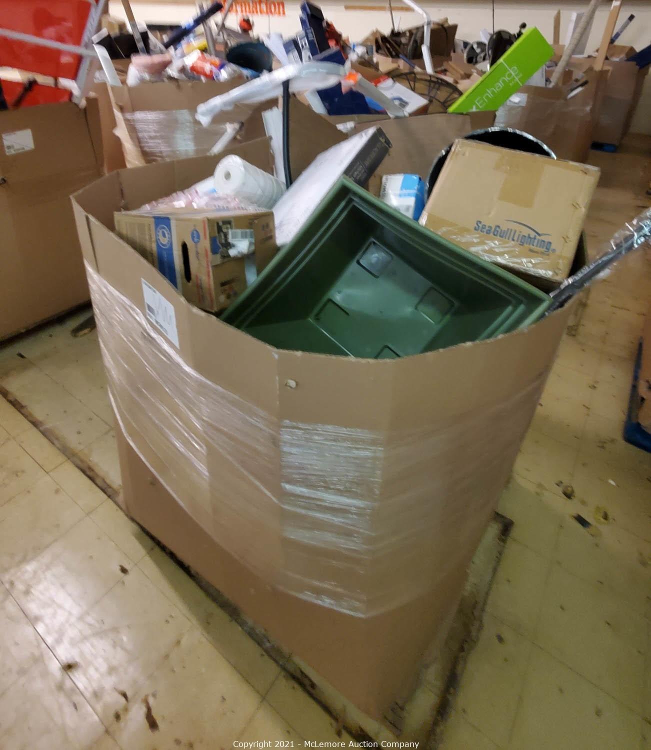 McLemore Auction Company Auction Lowe's Pallets and Returns ITEM