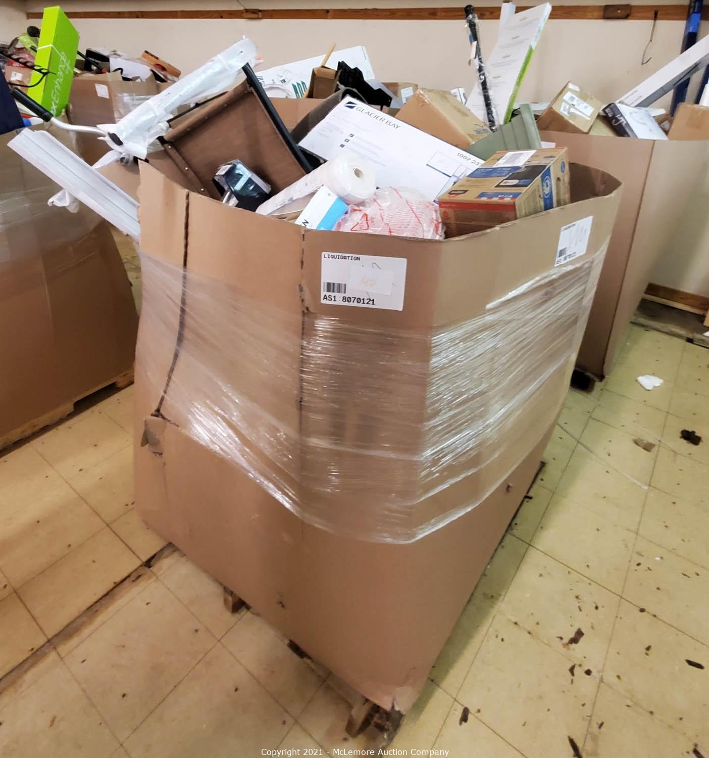 McLemore Auction Company Auction Lowe's Pallets and Returns ITEM