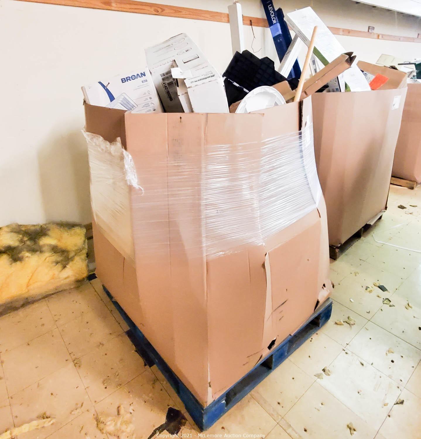 McLemore Auction Company Auction Lowe's Pallets and Returns ITEM
