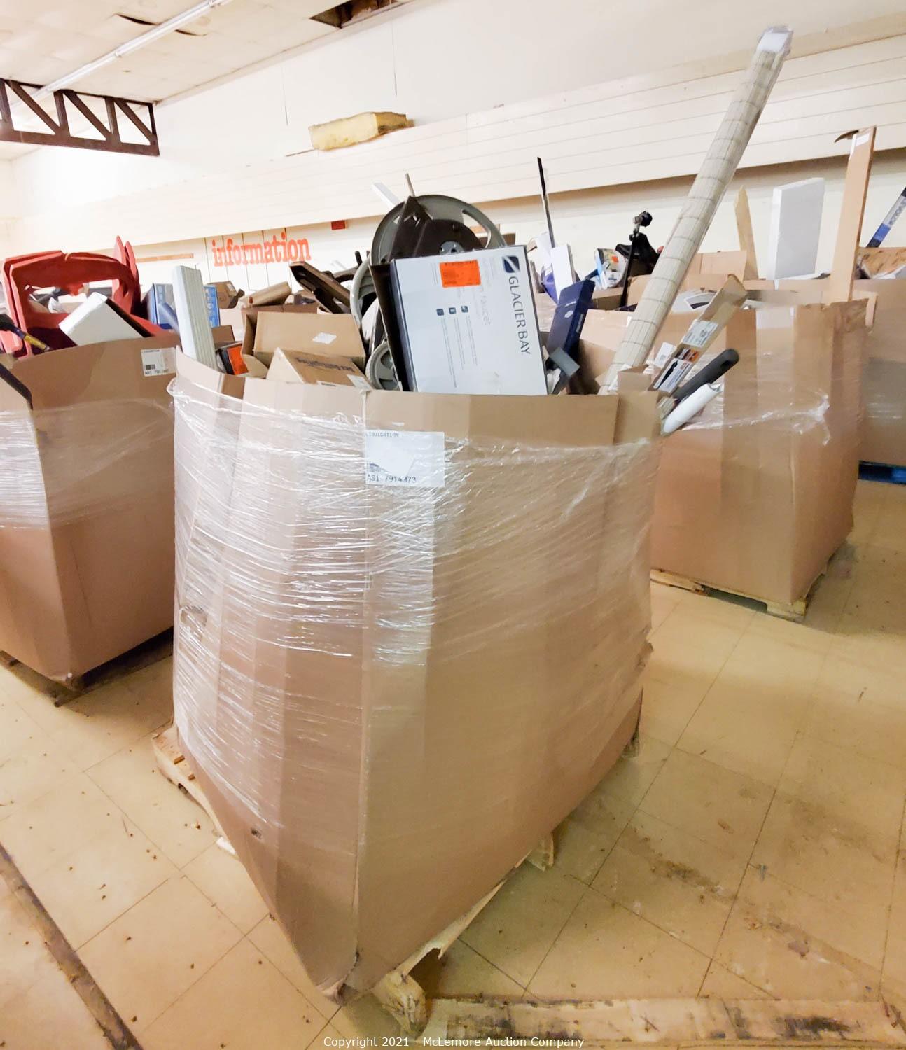 McLemore Auction Company Auction Lowe's Pallets and Returns ITEM