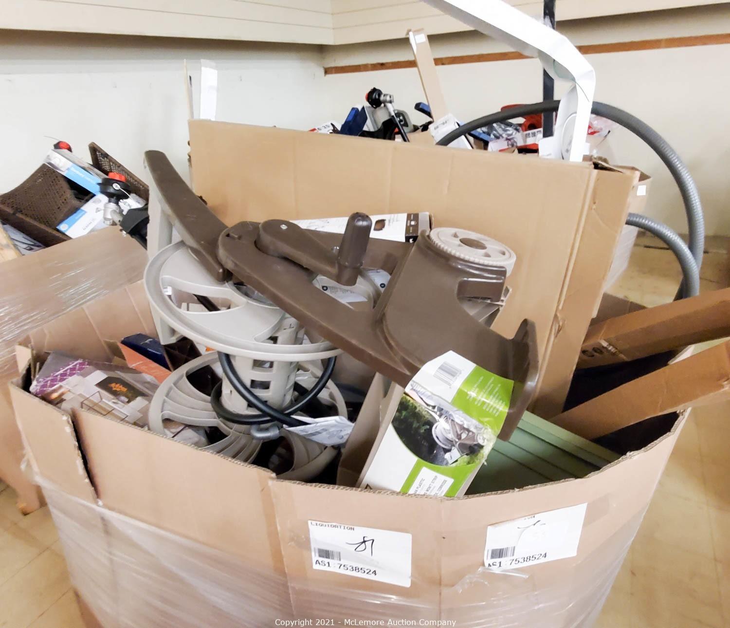 McLemore Auction Company Auction Lowe's Pallets and Returns ITEM