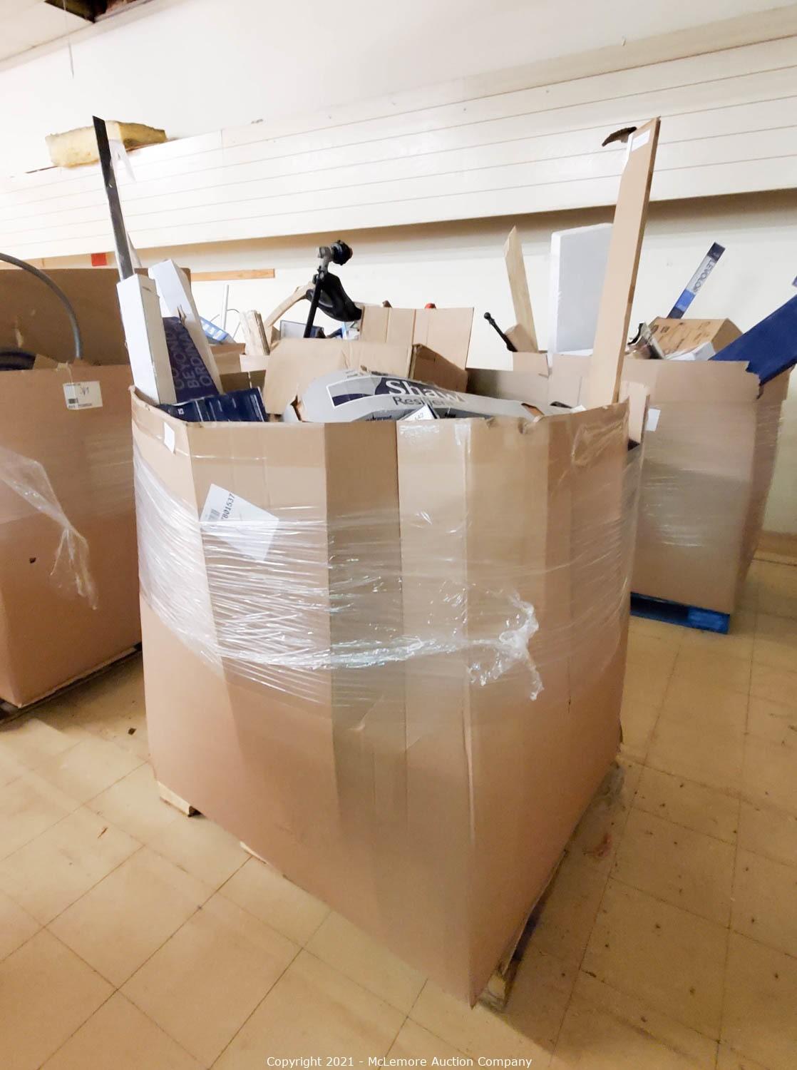 McLemore Auction Company Auction Lowe's Pallets and Returns ITEM
