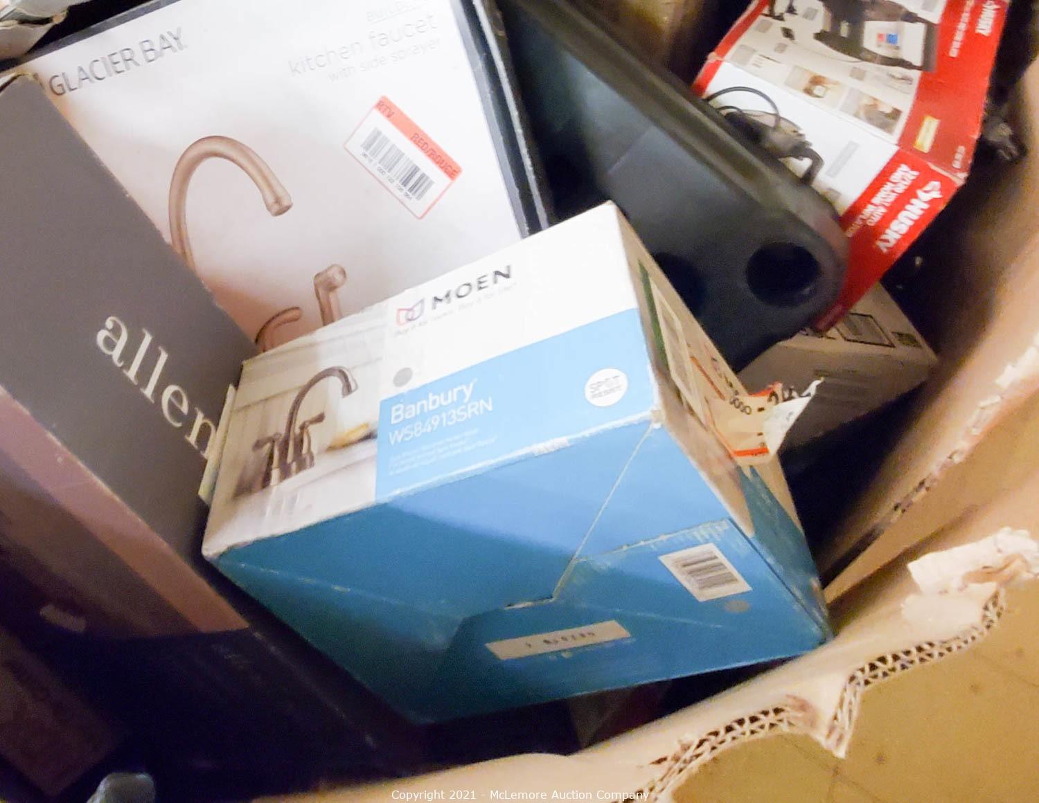 McLemore Auction Company Auction Lowe's Pallets and Returns ITEM