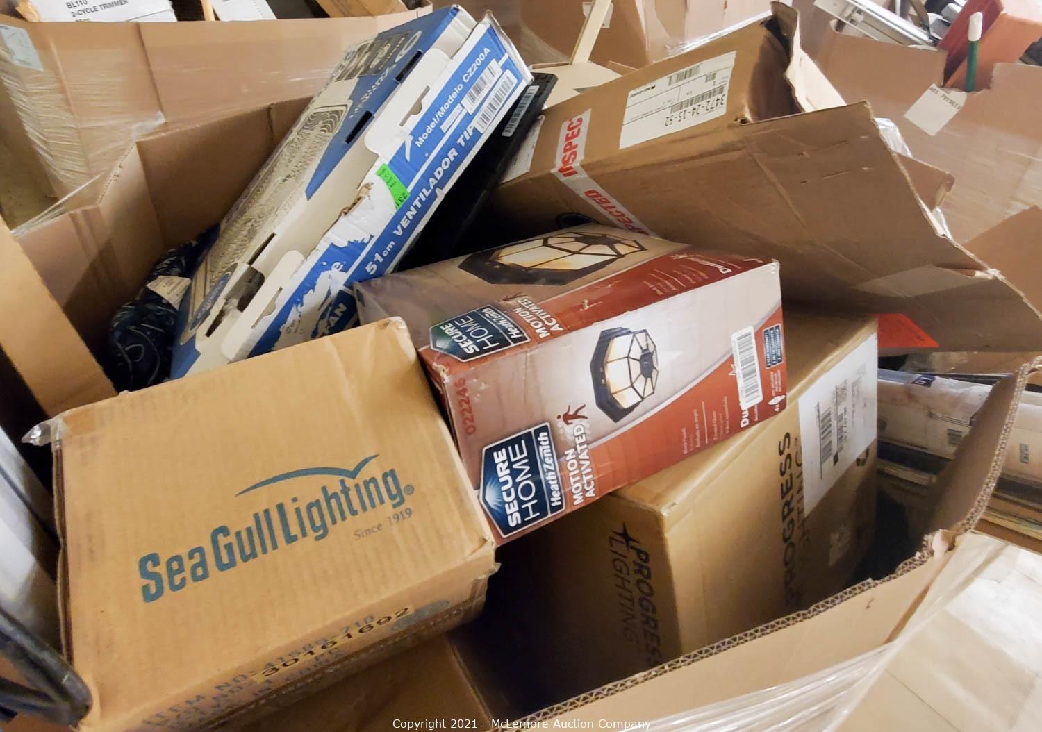 McLemore Auction Company Auction Lowe's Pallets and Returns ITEM