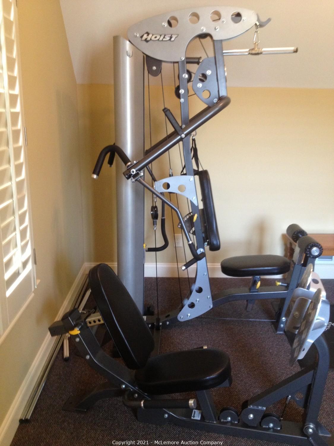 Mclemore Auction Company Auction Office Furniture Electronics Tool Boxes Kayaks Decor Shelving And More In Nolensville Tn Item Hoist V3 Home Gym