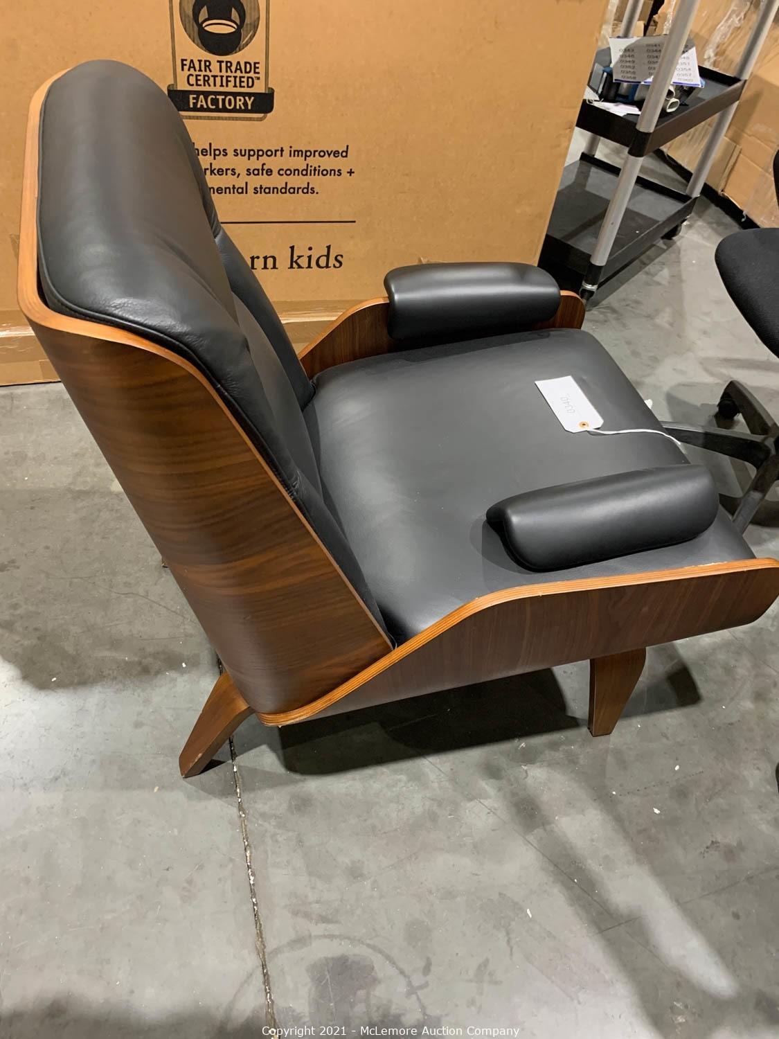 paulo bent ply leather chair