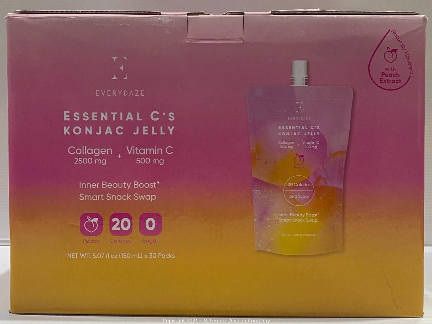 Everydaze Essential C's Konjac Jelly - Collagen + Vitamin C, 30