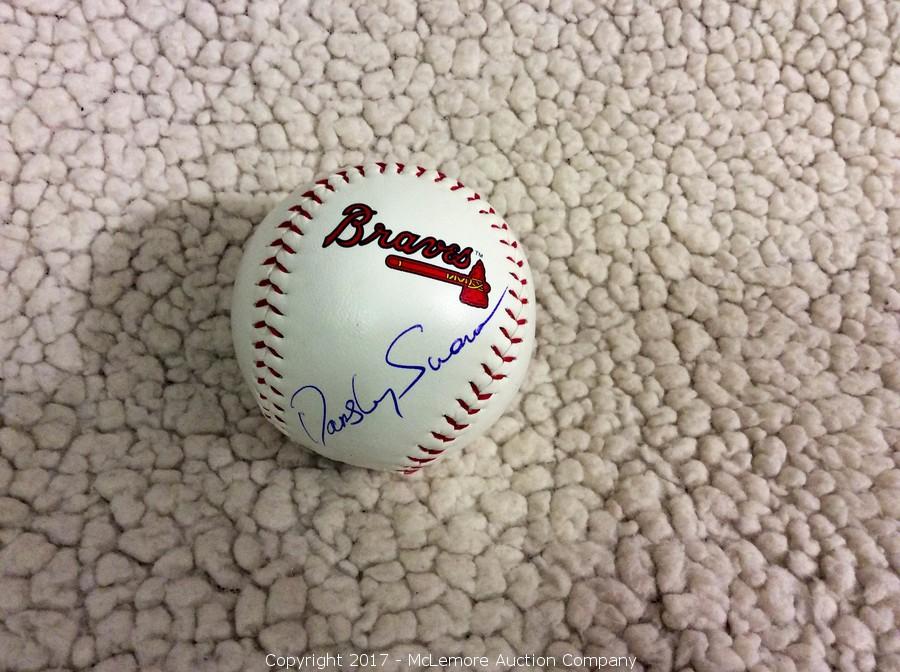dansby swanson autographed baseball