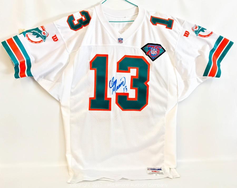 NFL Jersey 48 size-Miami Dolphins #13 Dan Marino Men's Nike White