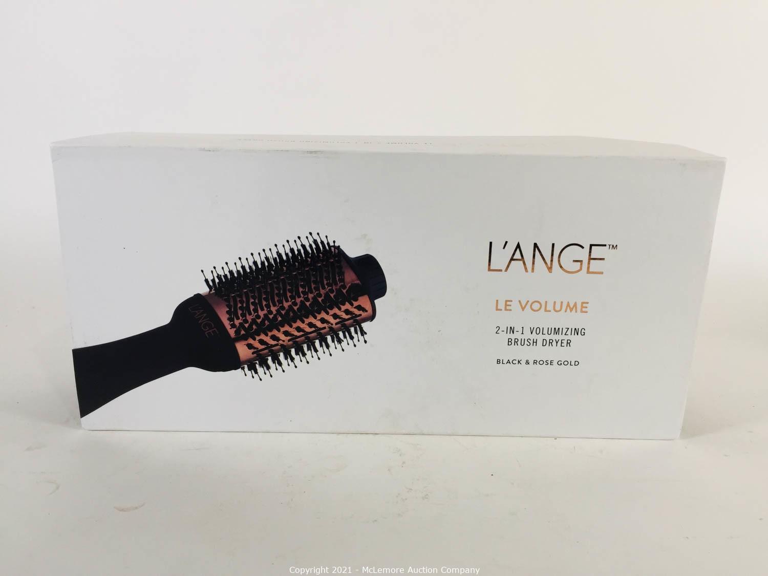 McLemore Auction Company - Auction: Electronics, Gaming, Home Goods, Beauty  Products, Toys, Power Tools, Clothing, Accessories, Appliances and More  ITEM: L'Ange Hair Le Volume 2-in-1 Volumizing Brush Blow Dryer | Black 75MM